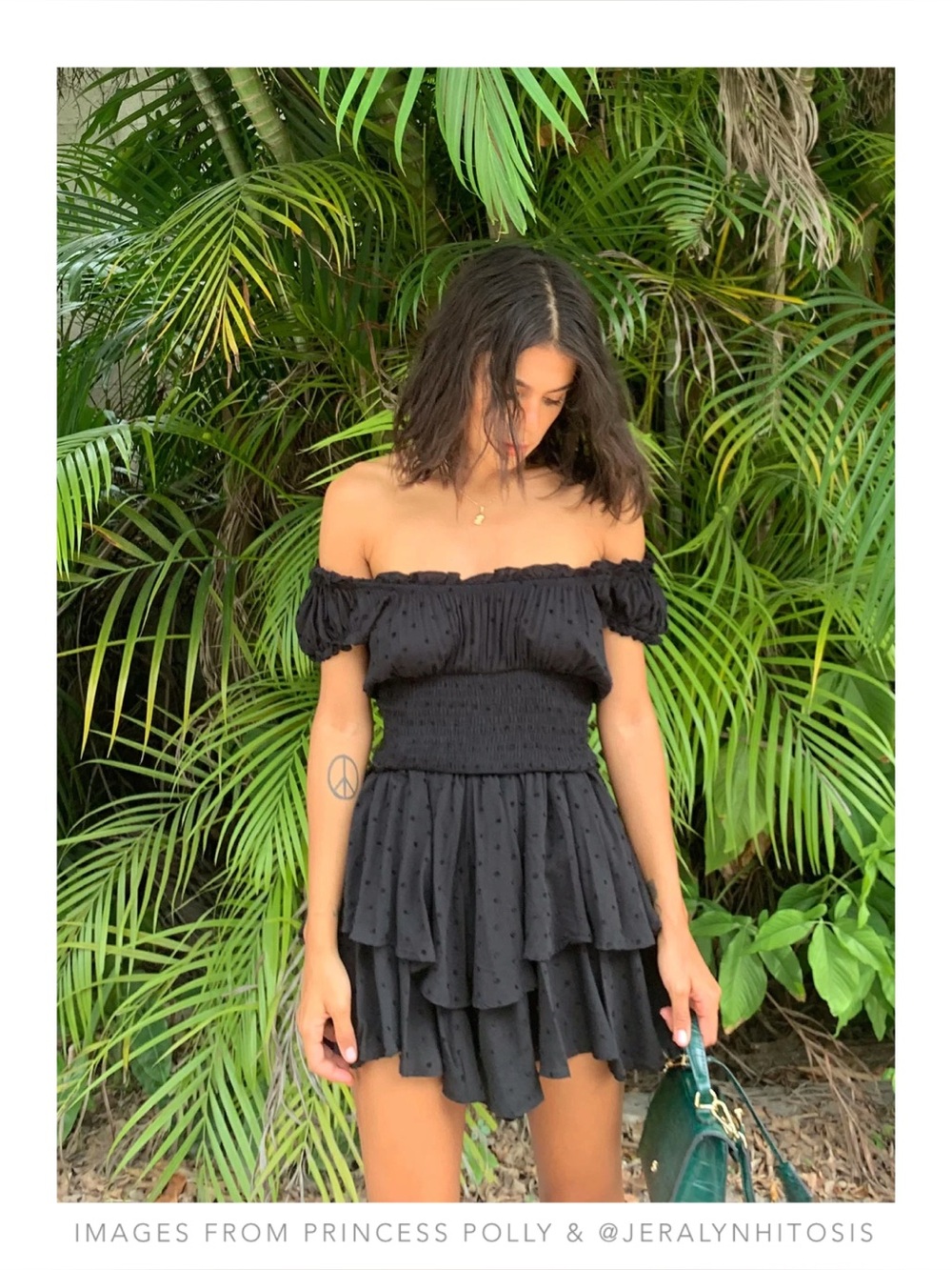Princess Polly | The Love Galore Romper Black